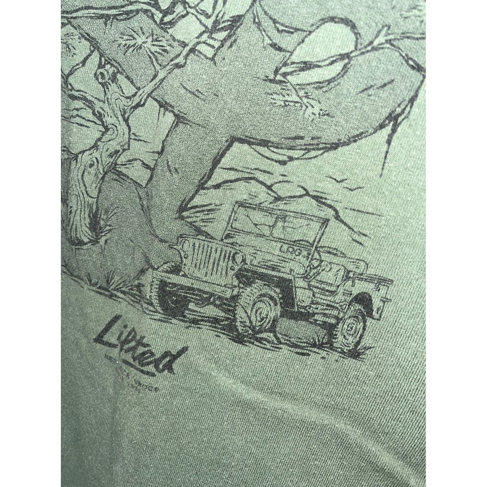 LRG Lifted Research Group Green Graphic T‎ Shirt Size Small Graphic Tee - Picture 3 of 6